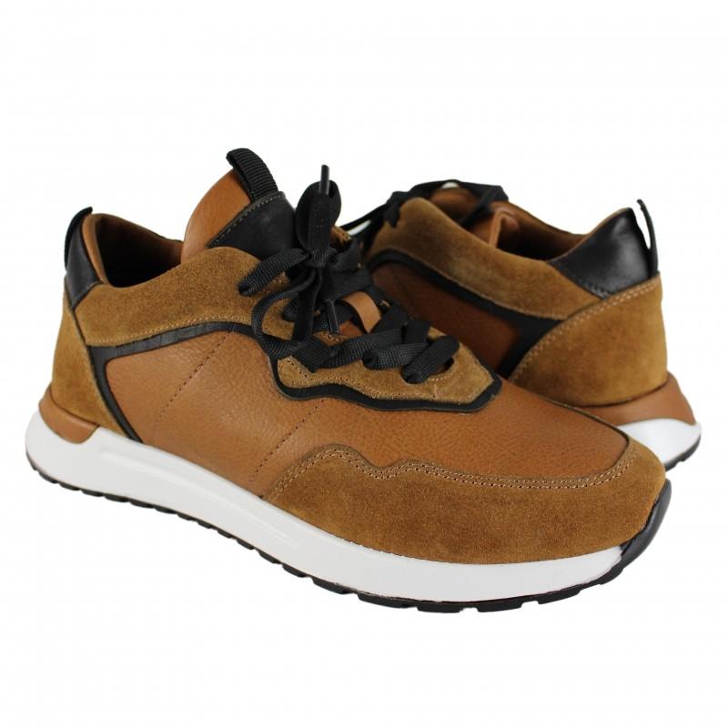 Zerimar Shoes Sneakers De Piel Combinados Modelo ANGALA