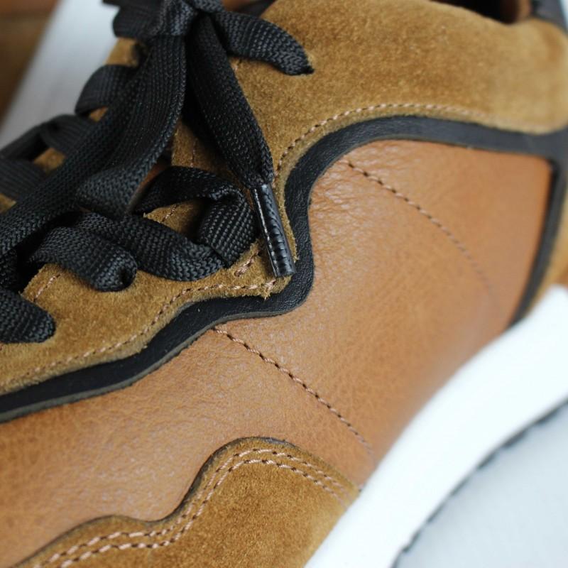 Zerimar Shoes Sneakers De Piel Combinados Modelo ANGALA