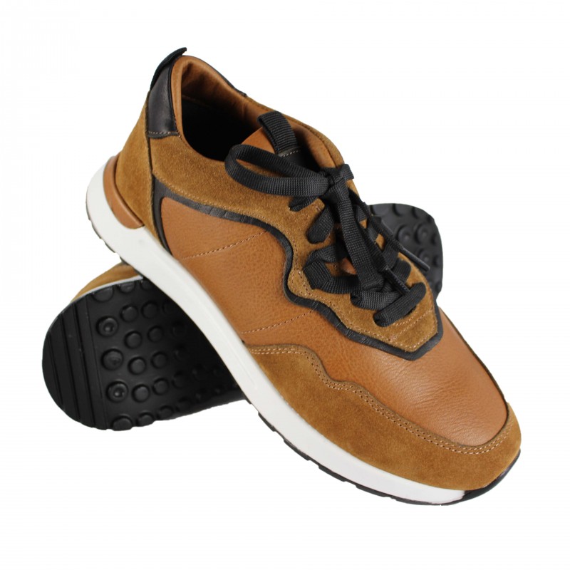 zerimar shoes Sneakers de piel combinados modelo ANGALA