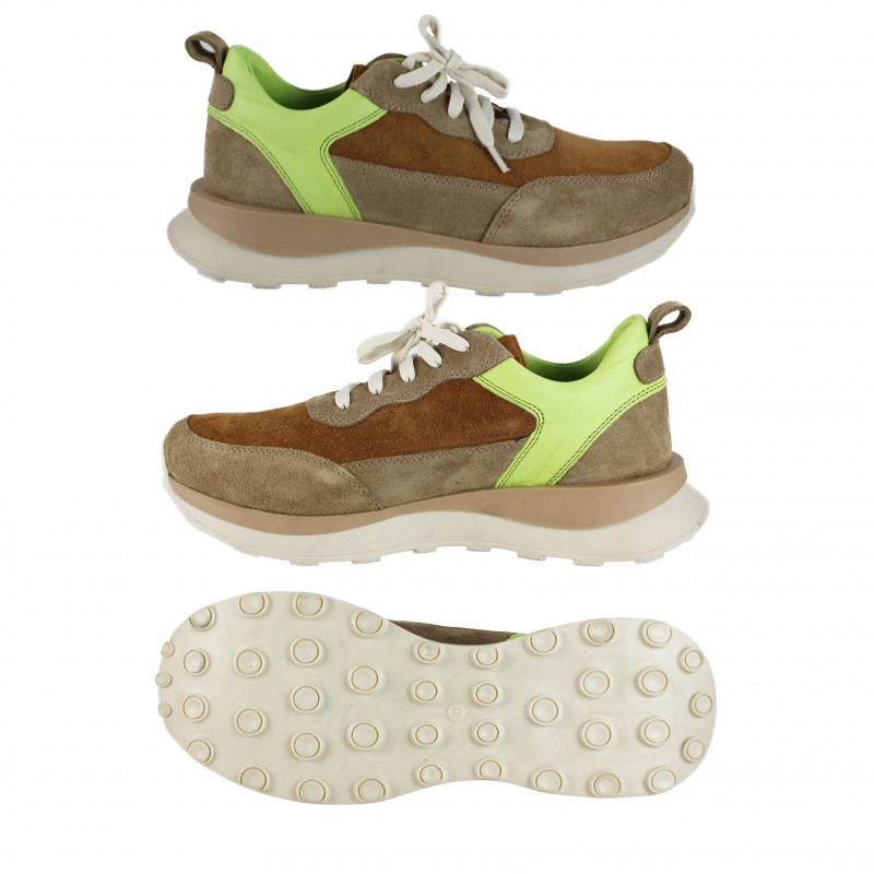 Zerimar Shoes Sneakers De Piel Combinados Modelo JEQUIN