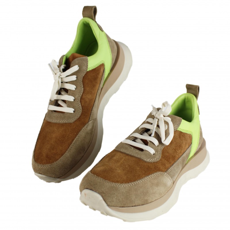 Zerimar Shoes Sneakers De Piel Combinados Modelo JEQUIN