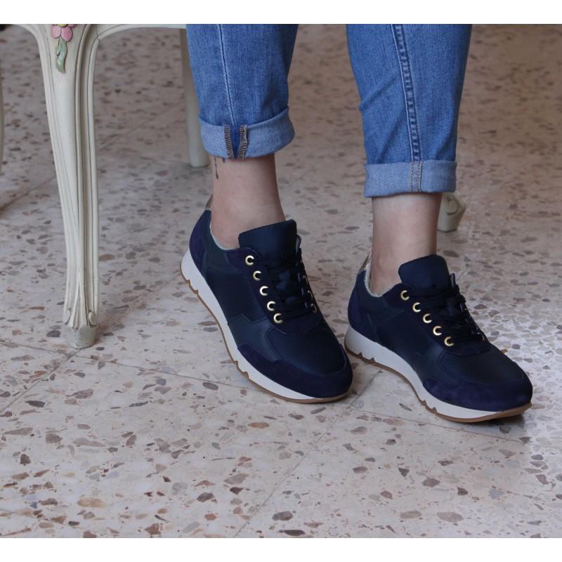 Zerimar Shoes Sneakers De Piel Combinados Modelo MARA