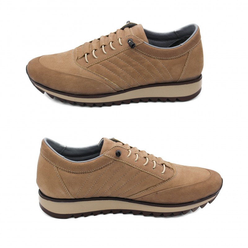 Zerimar Shoes Sneakers De Piel Con Cordones Modelo ISRIM