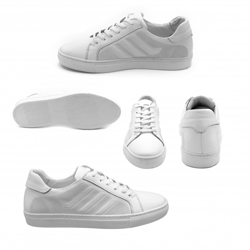 Zerimar Shoes Sneakers De Piel Con Cordones Modelo TECHNIC