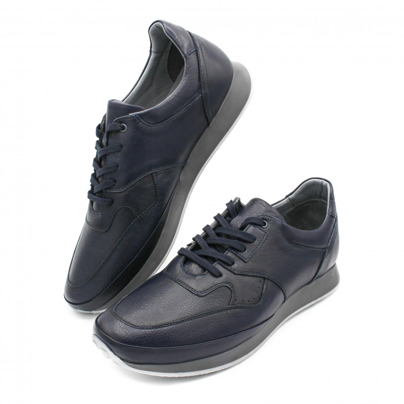 Zerimar Shoes Sneakers De Piel Con Cordones Modelo VALLE