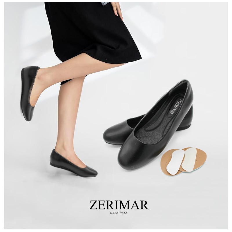 Zerimar Shoes Zapato De Piel Profesional Para Oficina Y Eventos - Tacón 1 5 Cm