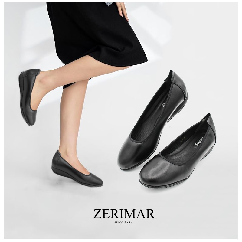 Zerimar Shoes Zapato De Piel Profesional Para Oficina Y Eventos - Tacón 2 5 Cm