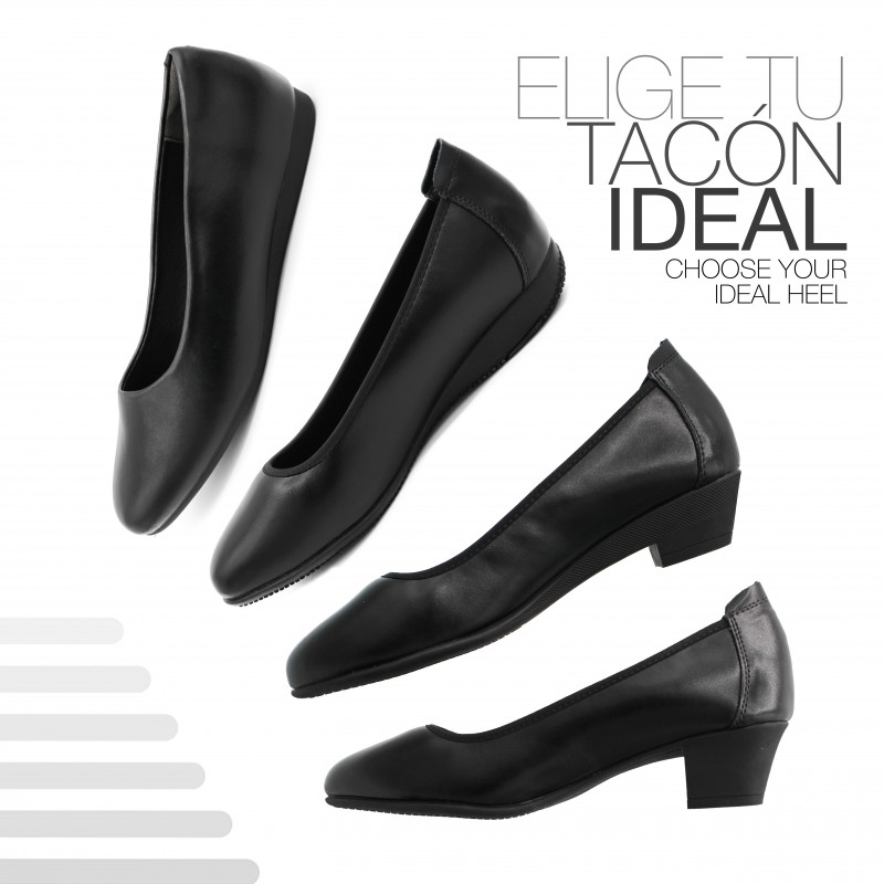 Zerimar Shoes Zapato De Piel Profesional Para Oficina Y Eventos - Tacón 2 5 Cm