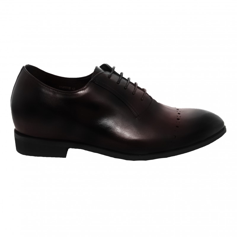 Zerimar Shoes Zapatos De Piel Con Alzas Interiores Para Hombre 7 Cm