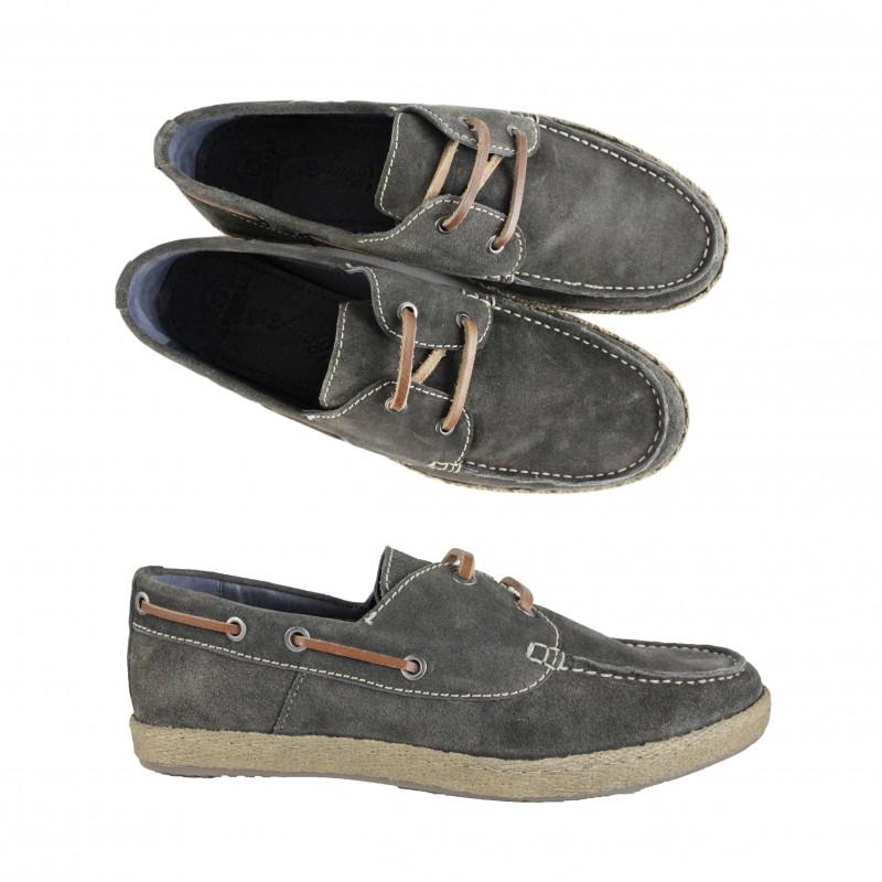 Zerimar Shoes Zapatos De Piel Serraje Con Cordones Modelo CALIFORNIA