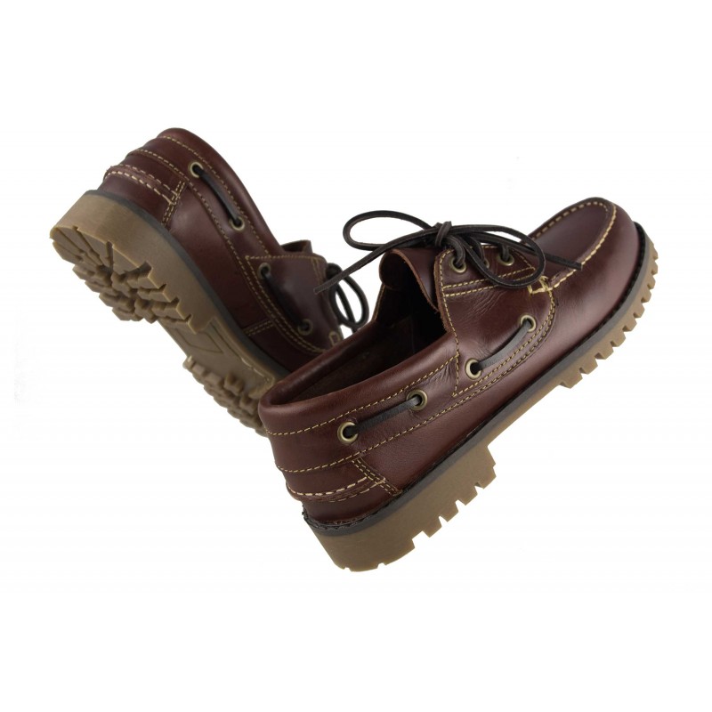 Zerimar Shoes Zapatos Náuticos De Piel De Invierno Para Hombre