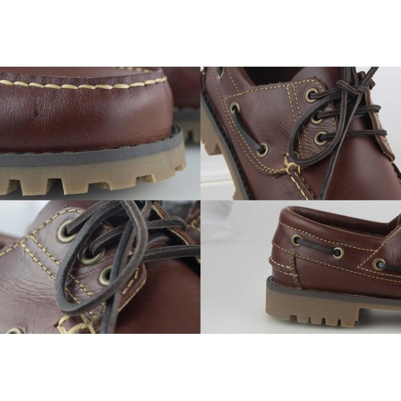 Zerimar Shoes Zapatos Náuticos De Piel De Invierno Para Hombre