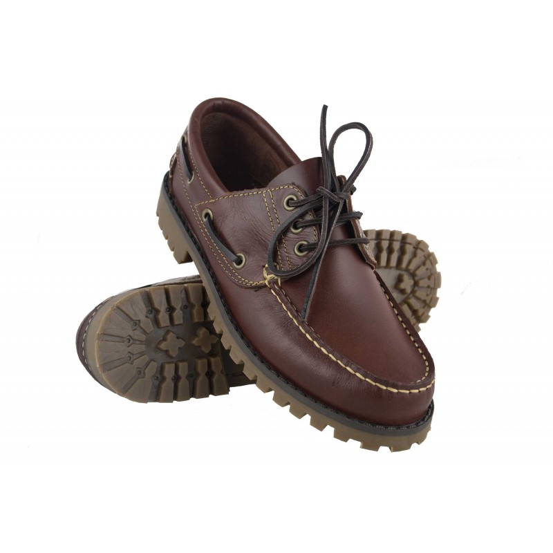 zerimar shoes Zapatos náuticos de piel de invierno para hombre