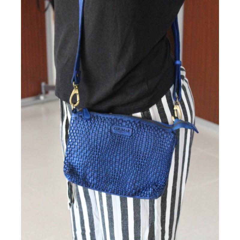 Zerimar Shoes Bolso De Piel Trenzado 25x19x10 Cm