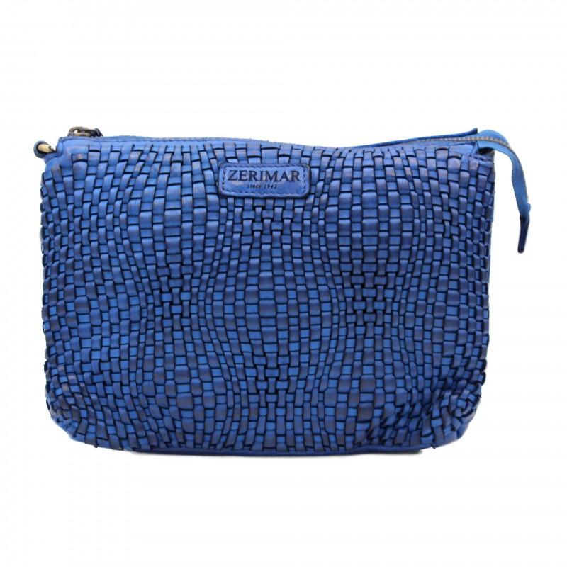zerimar shoes Bolso de piel trenzado 25x19x10 cm
