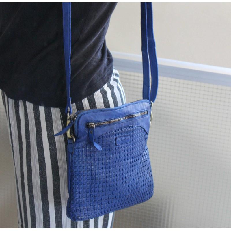 Zerimar Shoes Bolso De Piel Trenzado 26x26x4 Cm