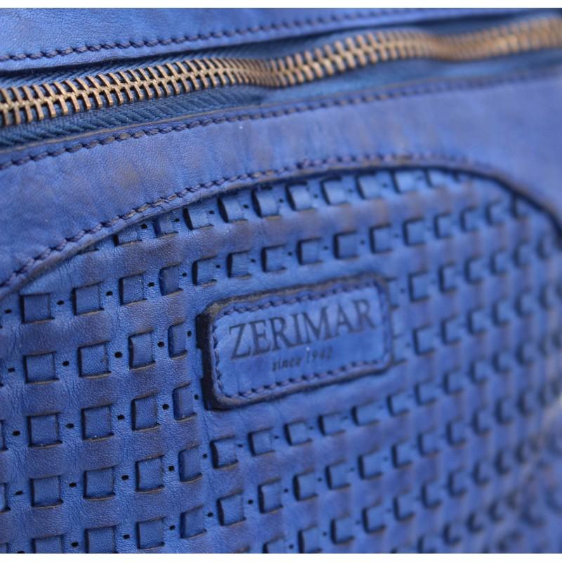 Zerimar Shoes Bolso De Piel Trenzado 26x26x4 Cm