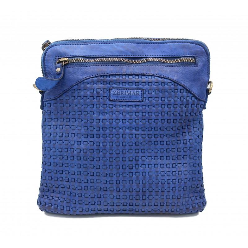 zerimar shoes Bolso de piel trenzado 26x26x4 cm