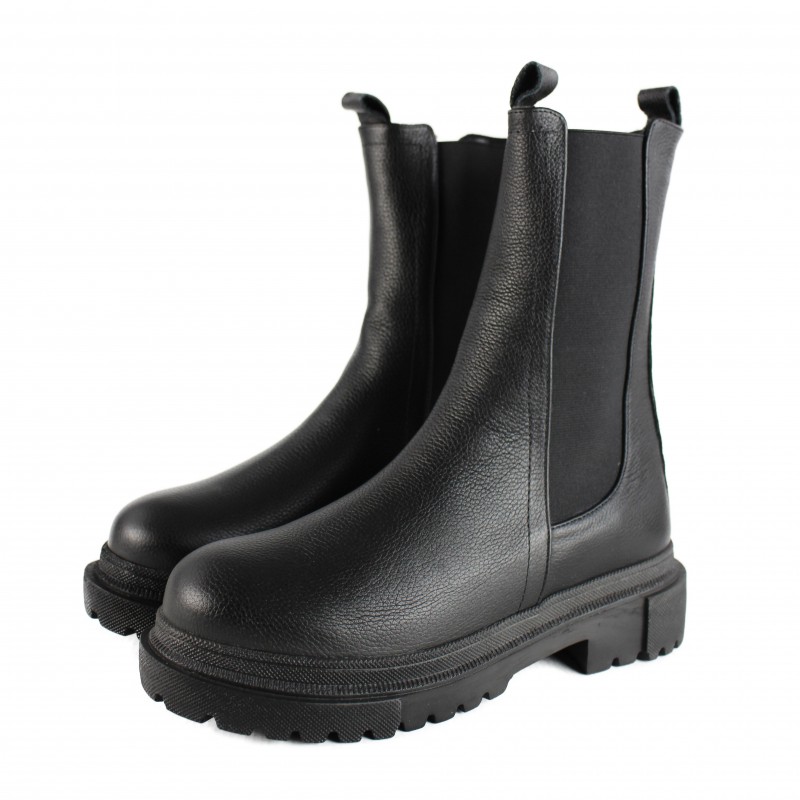 Zerimar Shoes Botas Chelsea De Piel Con Elástico