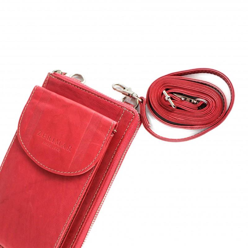 Zerimar Shoes Cartera Bandolera De Piel 20x11x4 Cm