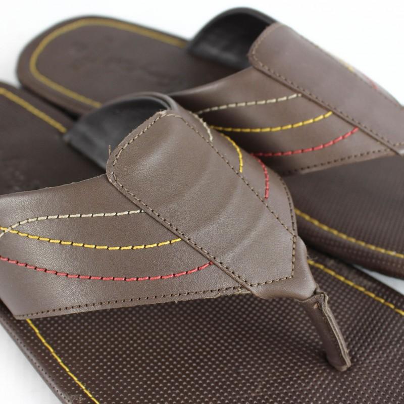 Zerimar Shoes Chanclas De Piel Modelo AQUINO