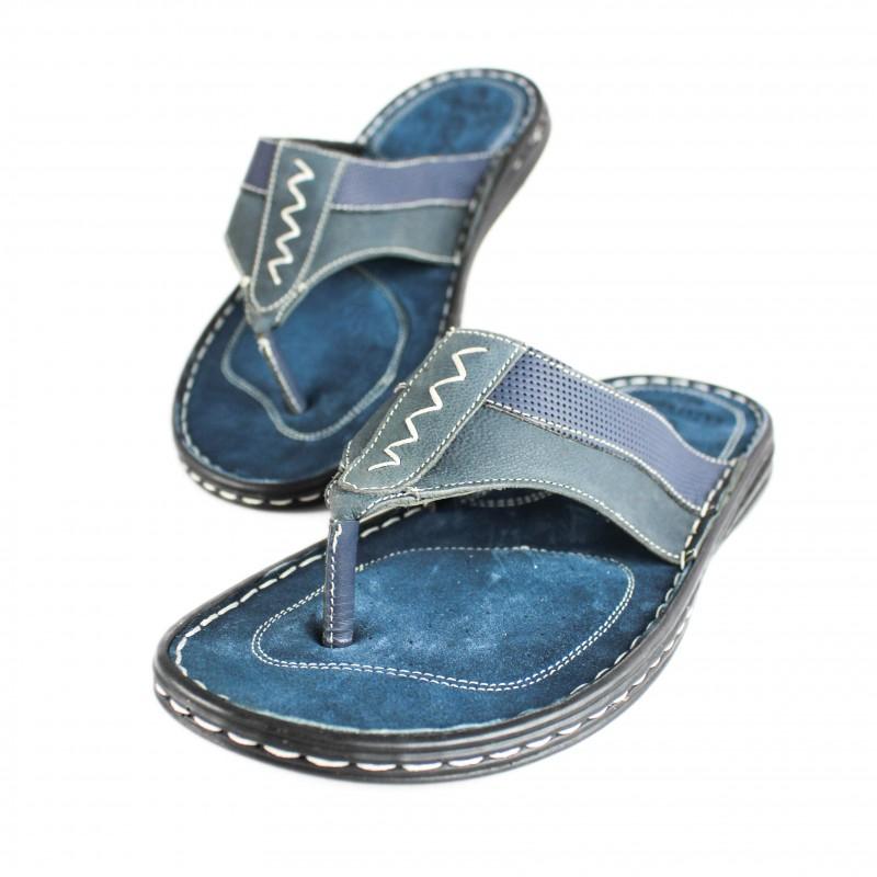 Zerimar Shoes Chanclas De Piel Modelo SESMOR