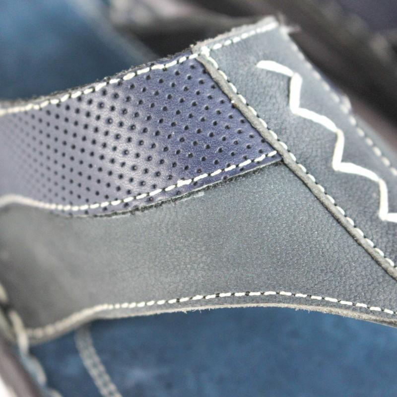 Zerimar Shoes Chanclas De Piel Modelo SESMOR