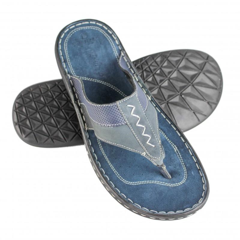 zerimar shoes Chanclas de piel modelo SESMOR