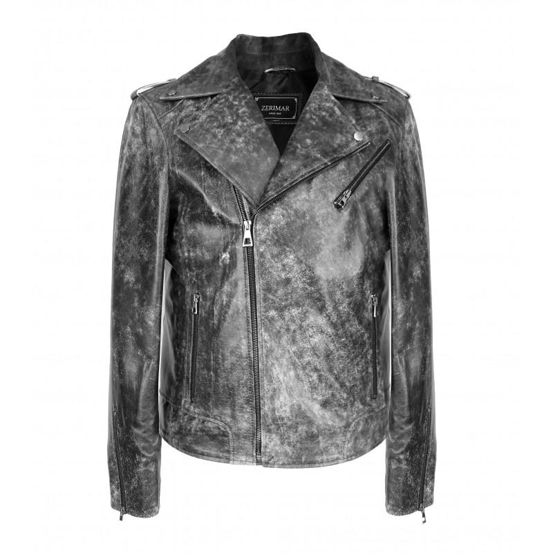 zerimar shoes Chaqueta de piel biker OLD SCHOOL