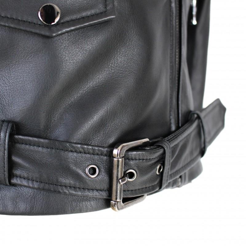 Zerimar Shoes Chaqueta Heavy De Piel Modelo BUDDY