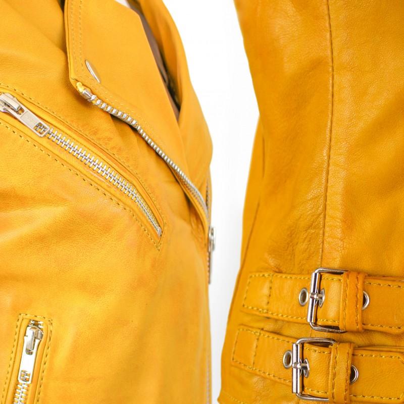 Zerimar Shoes Chaqueta Heavy De Piel Modelo SYKO