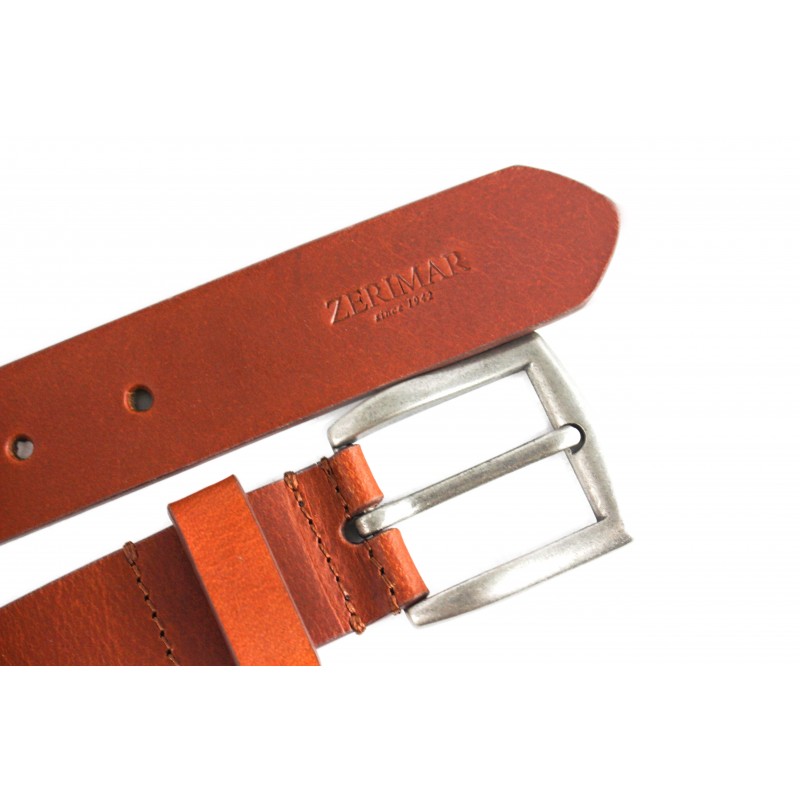 Zerimar Shoes Cinturón De Piel Modelo WHOORST