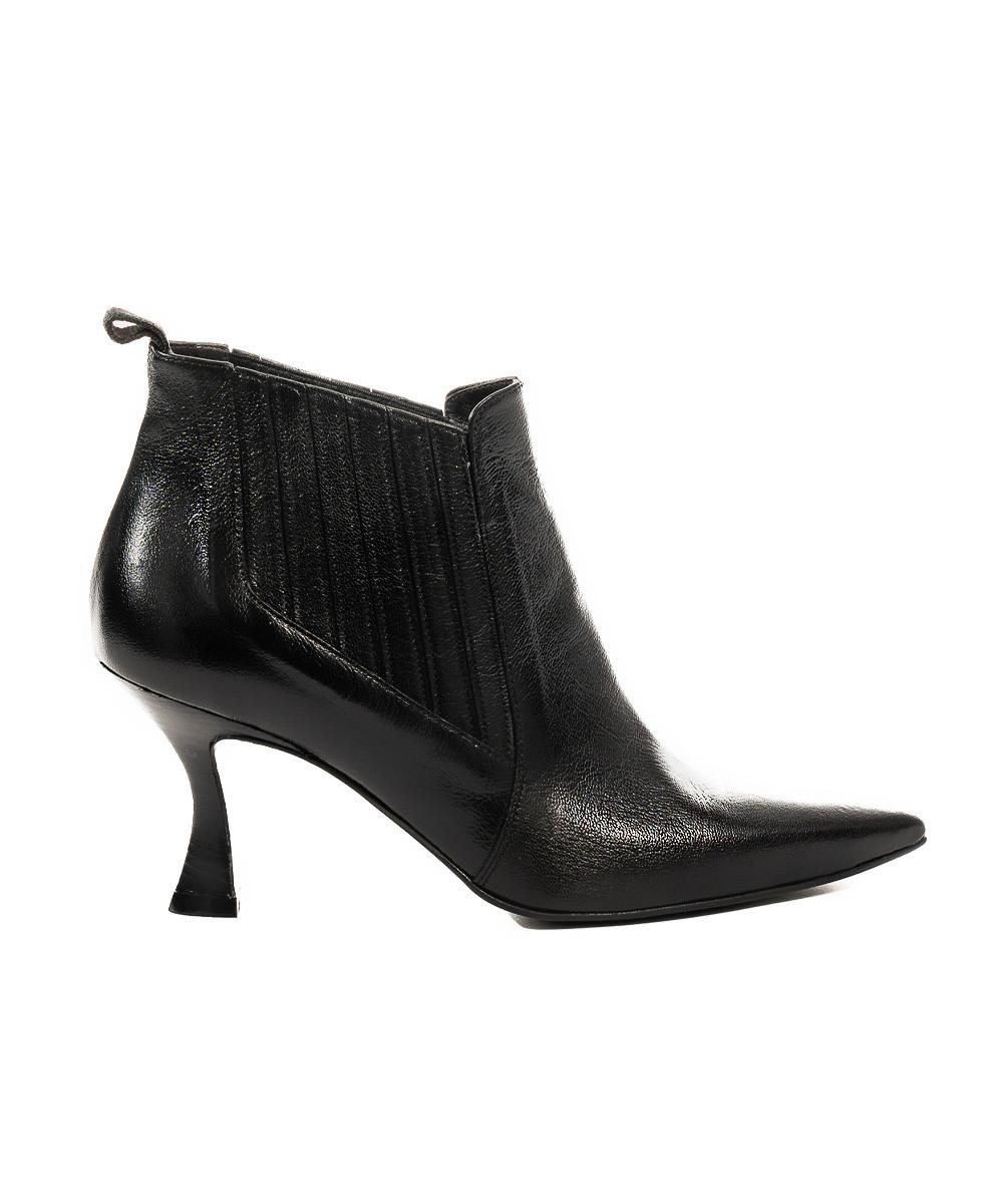 zinda Botin chelsea de piel suave negra