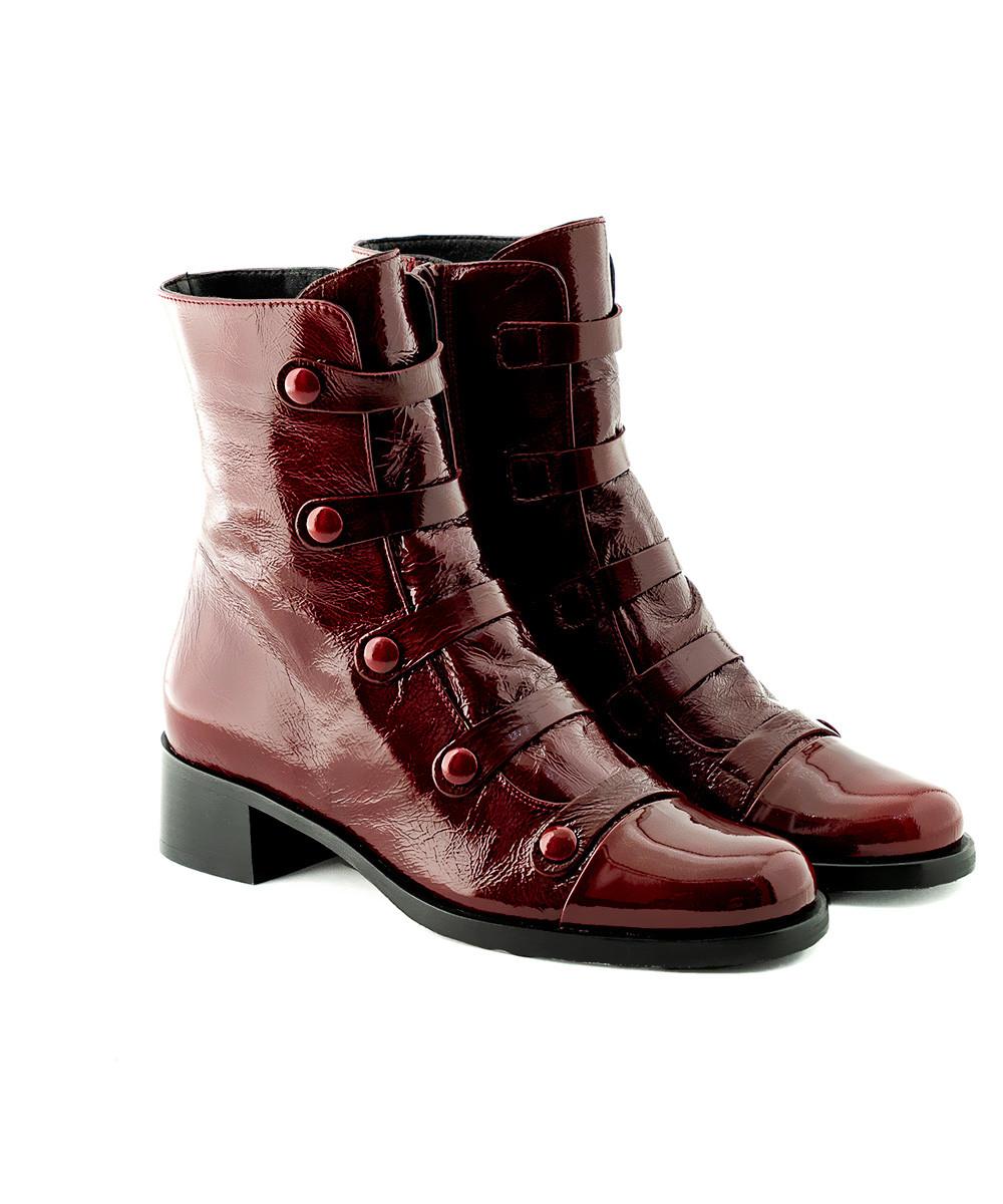 Zinda Botín En Piel Roja