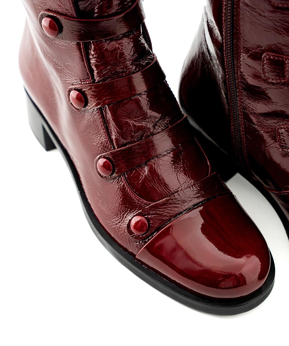 Zinda Botín En Piel Roja