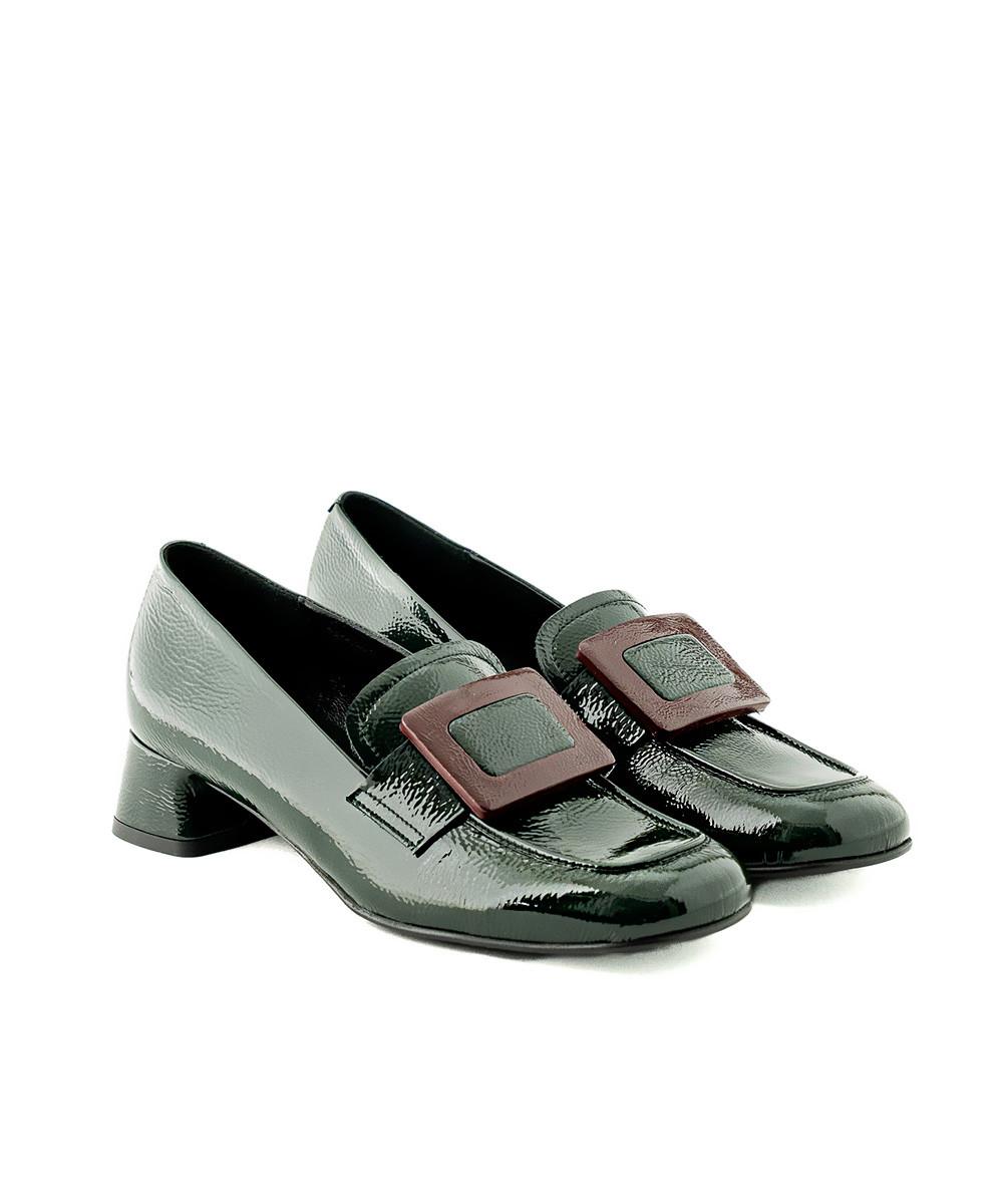 Zinda Mocasín De Piel Verde