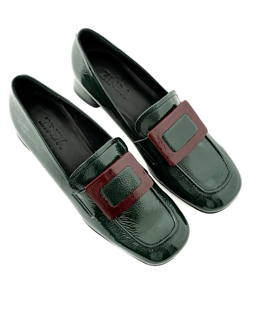 Zinda Mocasín De Piel Verde