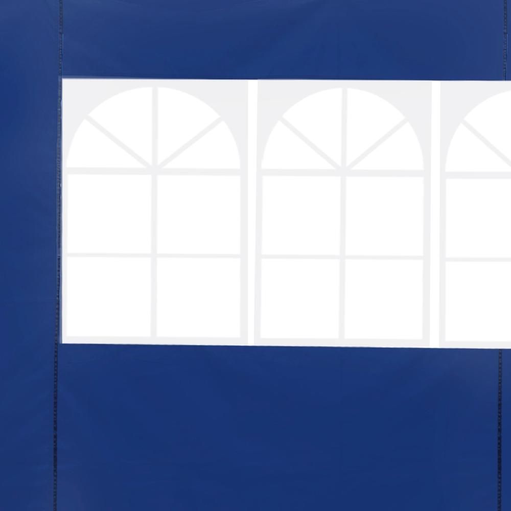 2 Paredes Parte Laterales Outsunny Azul 300x200 Cm_01-0300