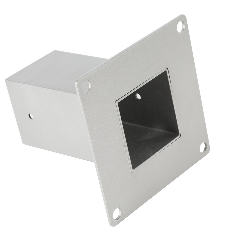 4x Pie De Poste Cuadrado Soporte Para Postes De Madera Cuadrada Anclajes Madera Poste 100x100mm