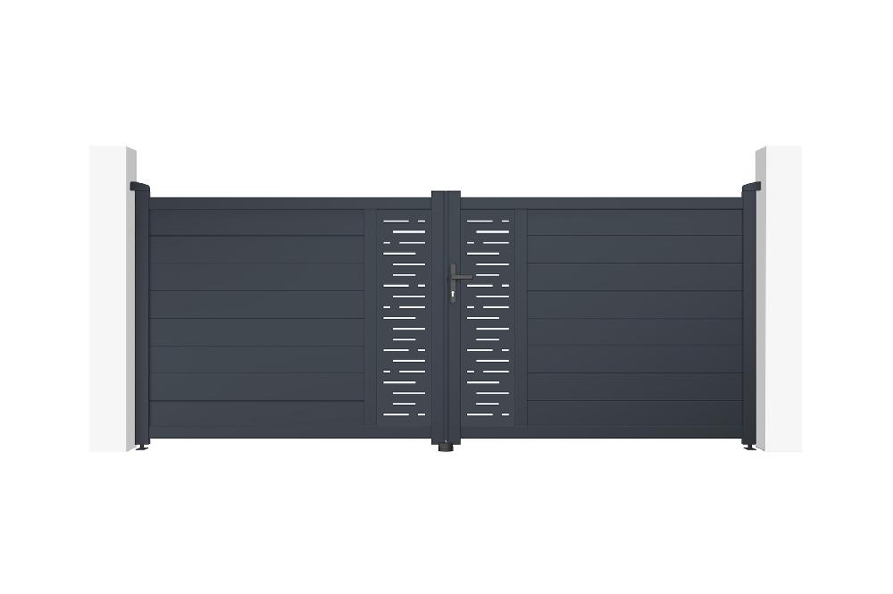 ARLBERG 350B140 Portón Eléctrico Batiente + Motor Brazo B500