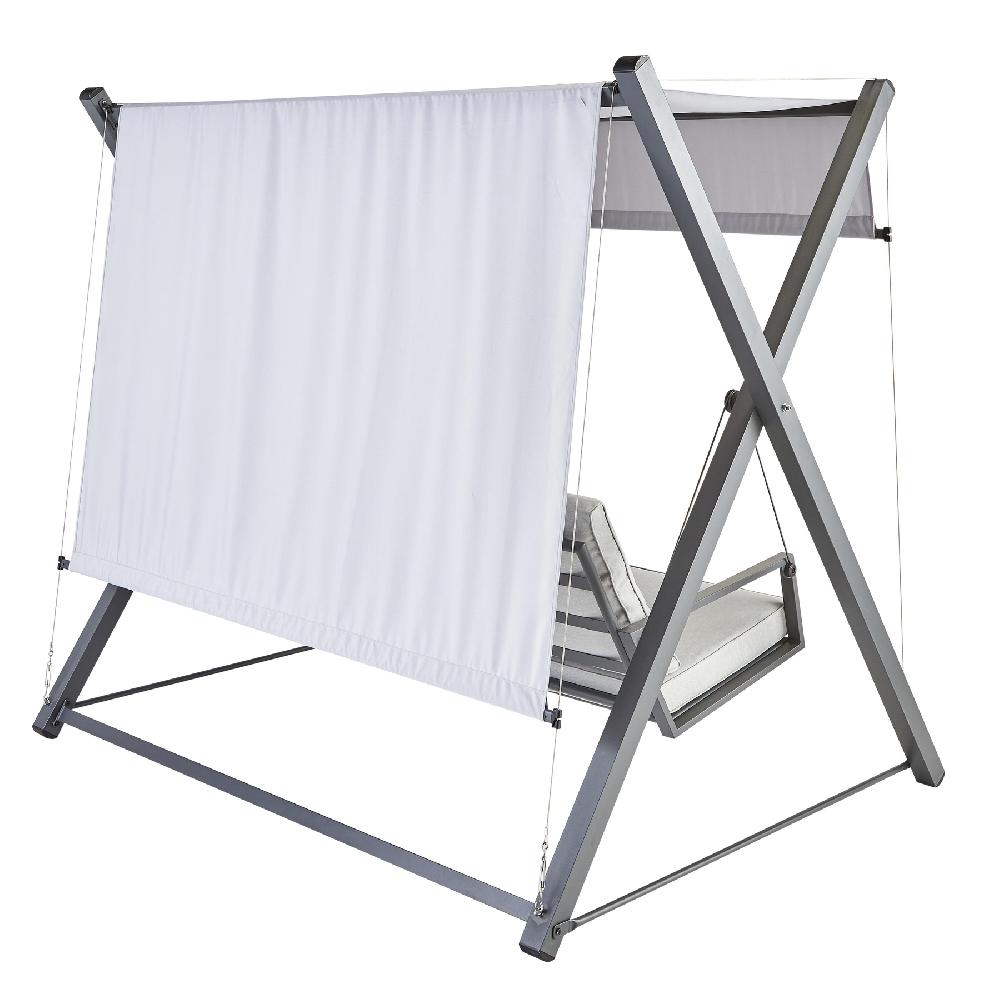 Balancín De Acero NATERIAL Odyssea Gris 155x213 Cm