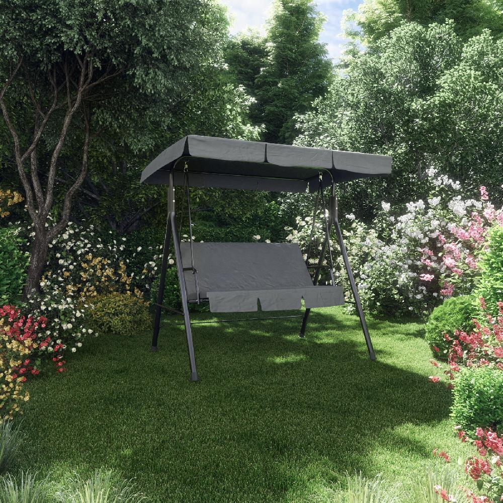 Balancín De Acero Poly Gris De 170x153x112 Cm