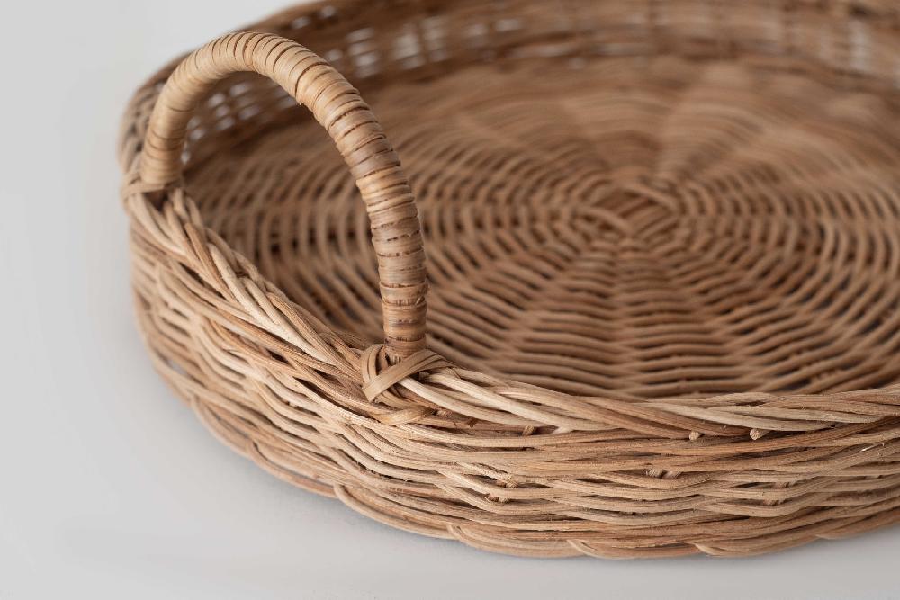 BANDEJA RATÁN REDONDA TENALI Ø30X5CM