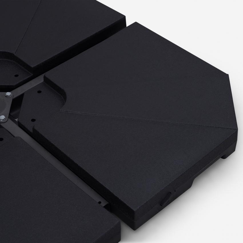 Base Juego 4 Contrapesos Soporte Para Sombrilla Forma Cruz Agua Arena Jolla