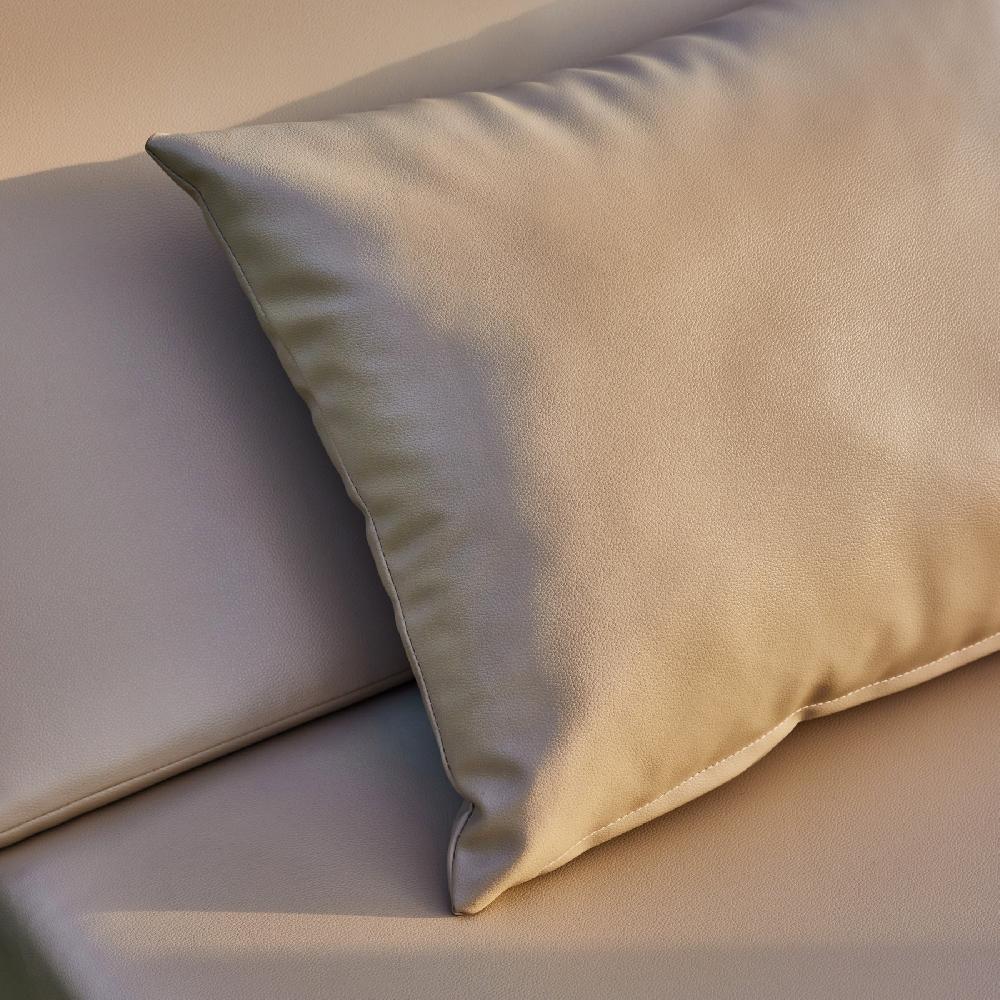 Cama Balinesa Aluminio Color Taupé Cojín Beige - Balinese