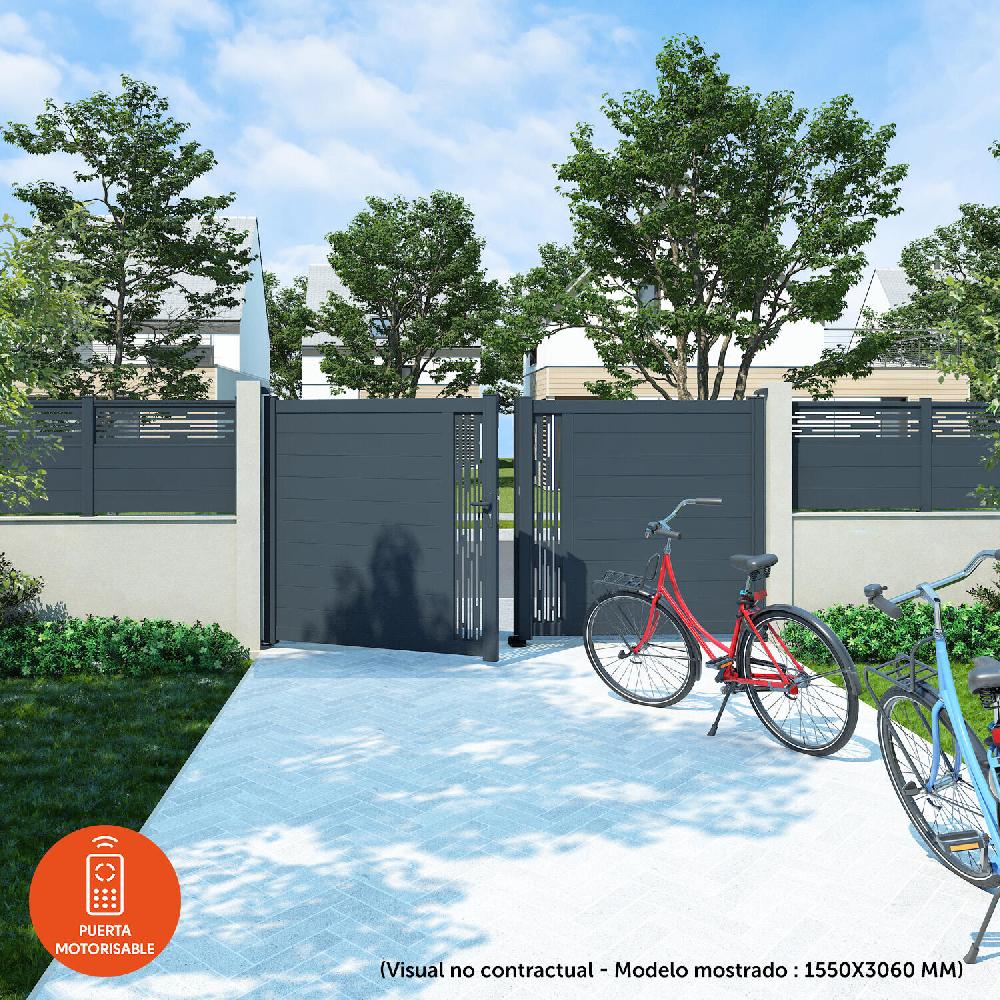 Cancela Aluminio 155.8x299cm