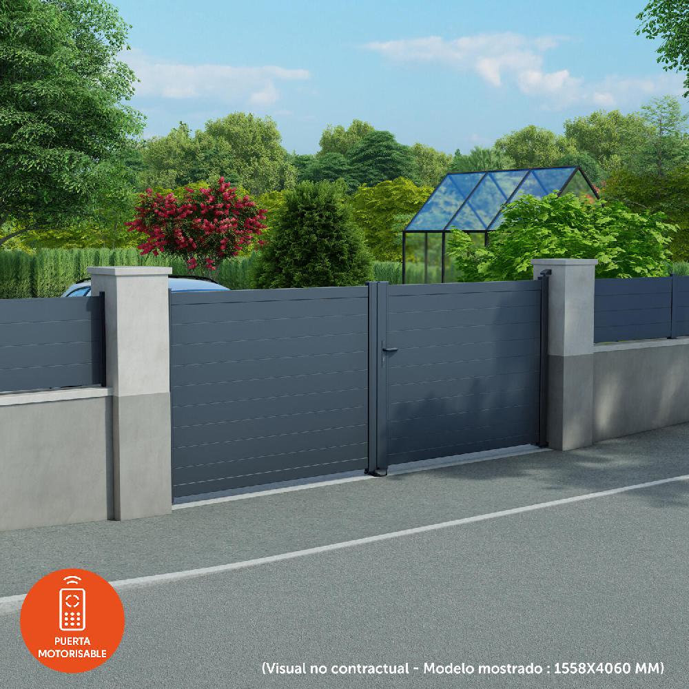 Cancela Aluminio 155.8x349cm