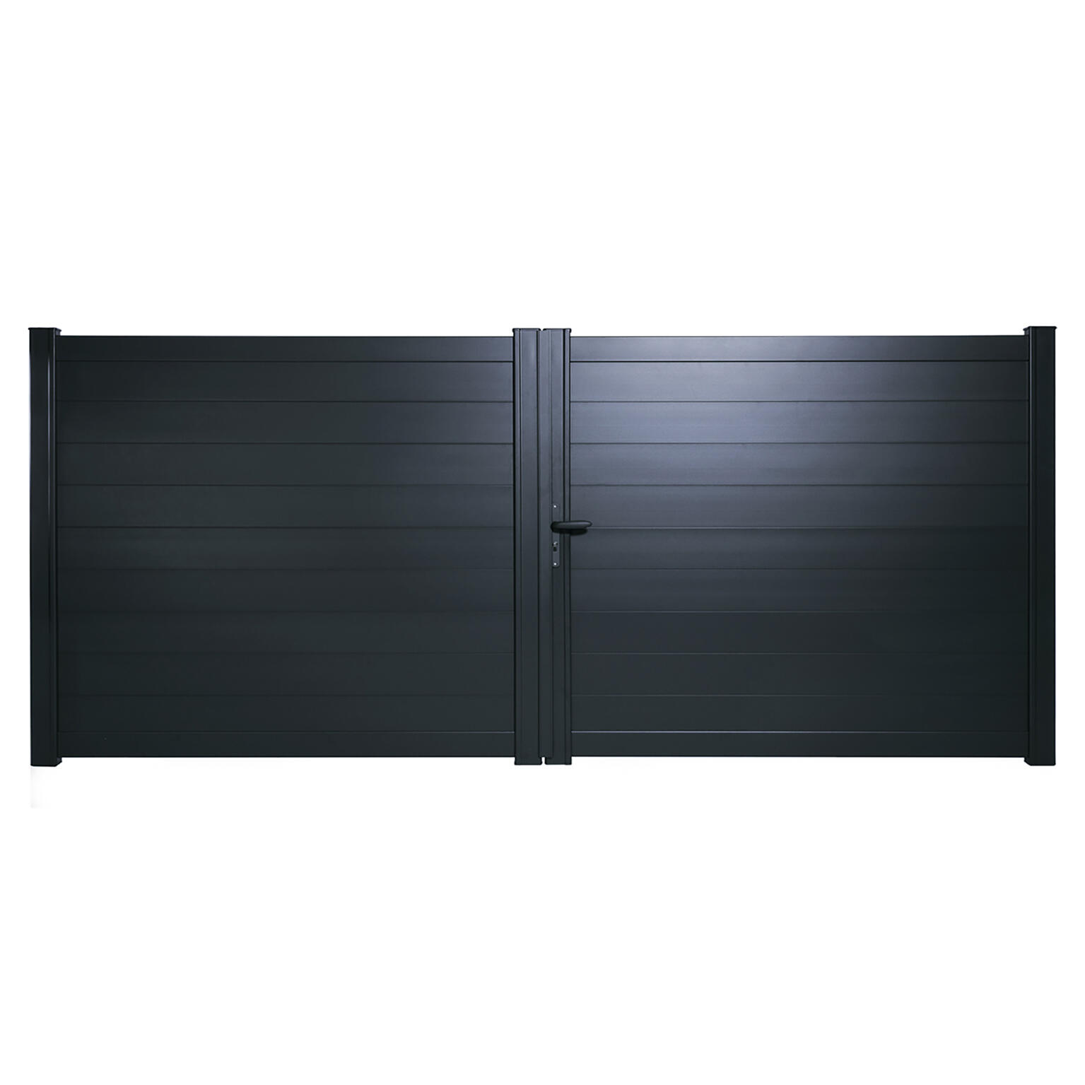 Cancela aluminio 155.8x349cm