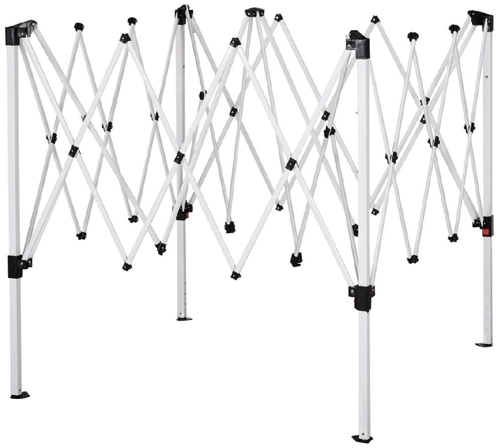 Carpa Plegable Deluxe 3x3 Azul/blanco