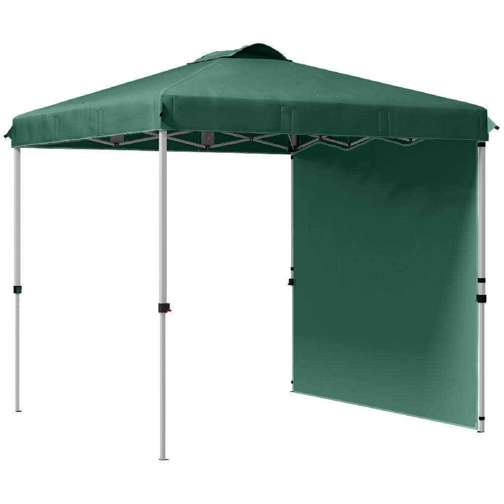 Carpa Plegable OUTSUNNY Acero Tela Oxford Verde 247x247x268 cm 84C-497V00GN